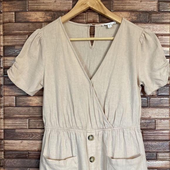 E&M mini linen  boho dress - Picture 3 of 10